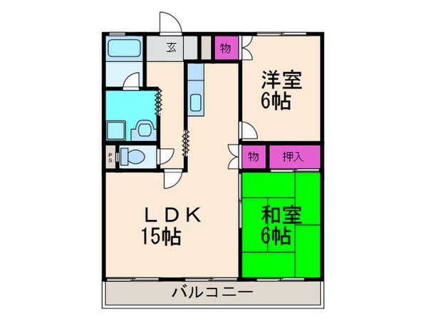 彩マンションの物件間取画像